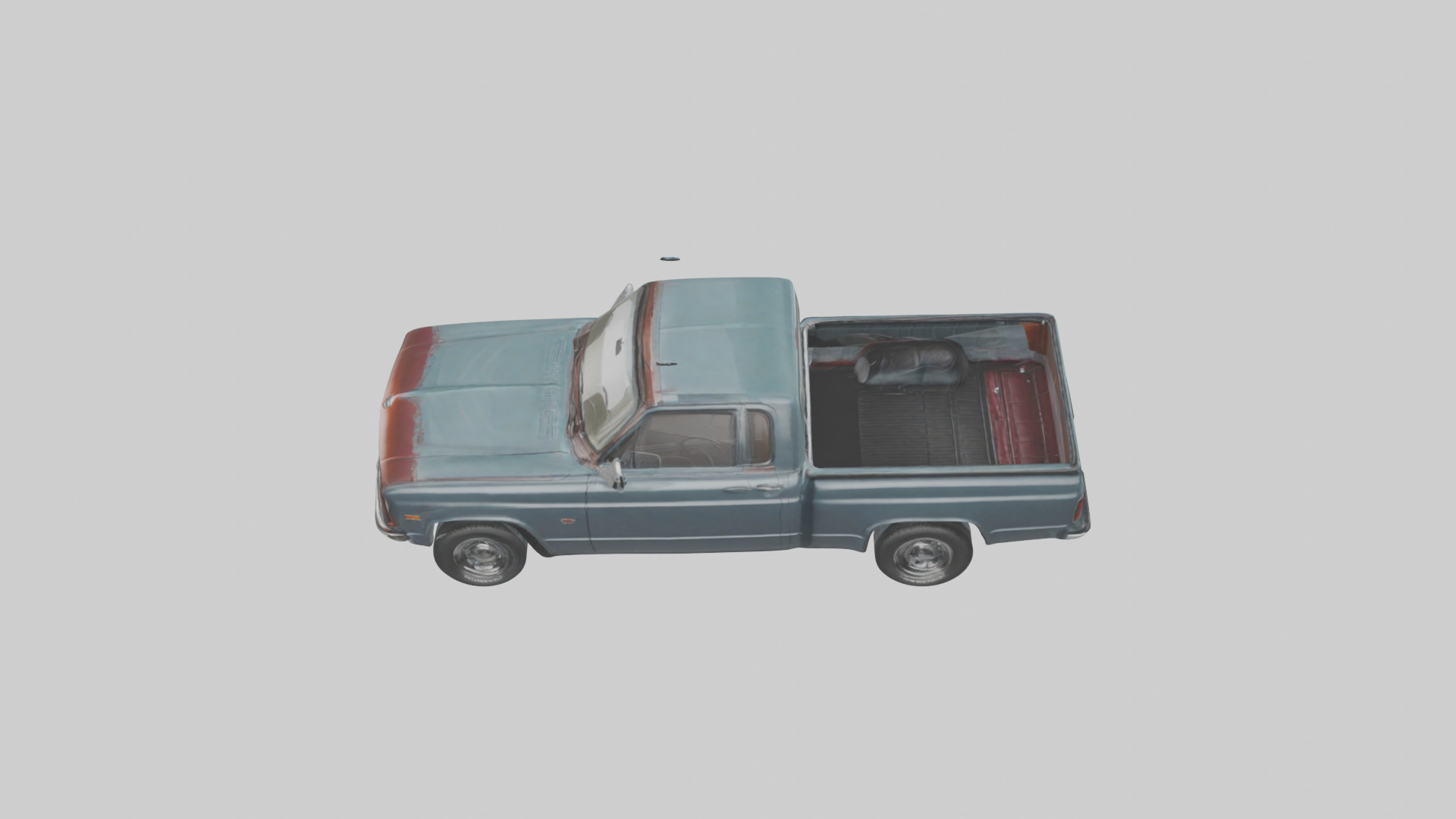 Classic Pickup with Modern Features model Low-poly 3D model_27