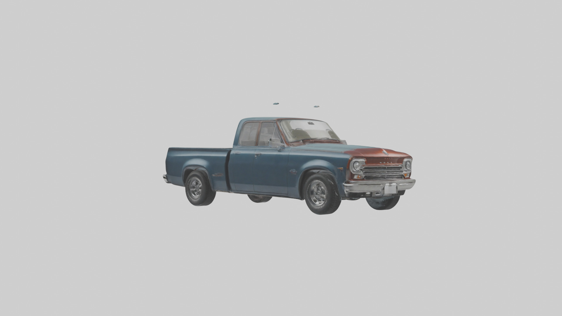 Classic Pickup with Modern Features model Low-poly 3D model_16