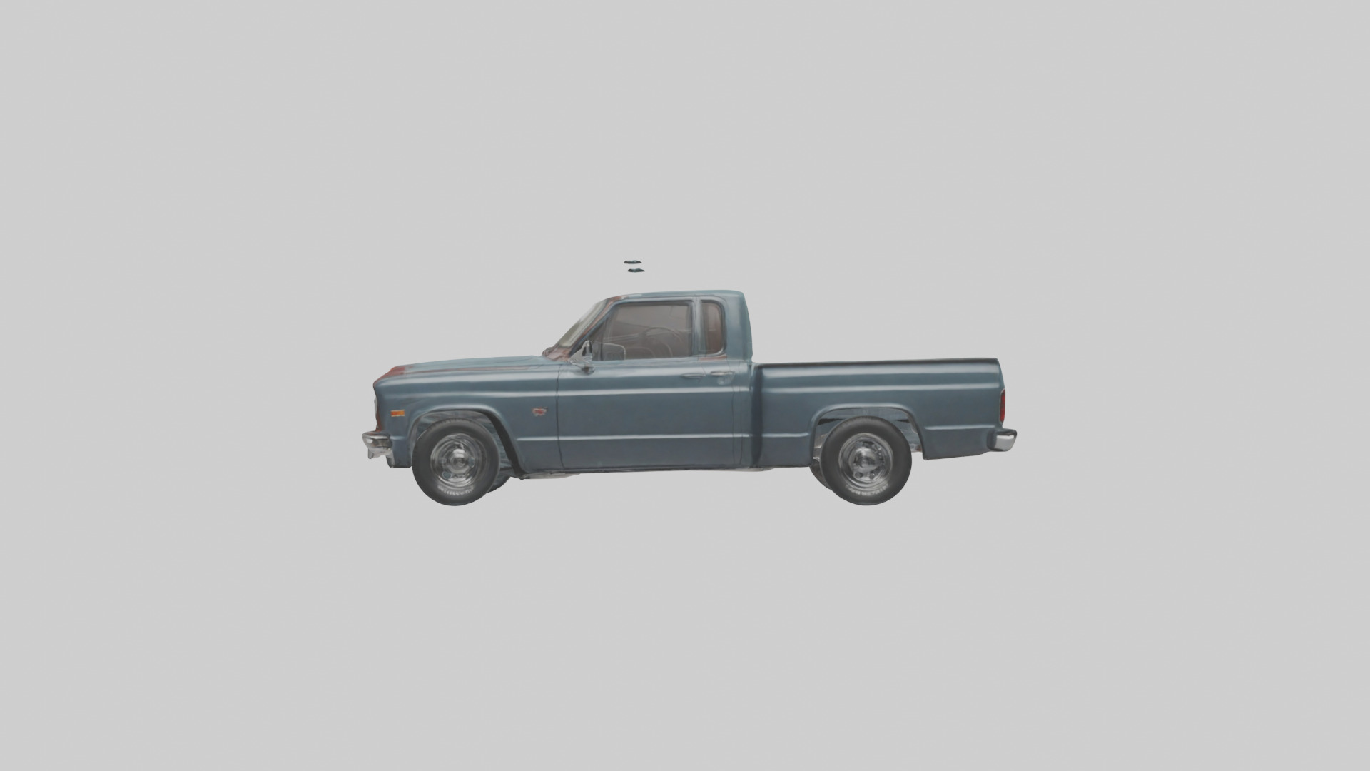 Classic Pickup with Modern Features model Low-poly 3D model_22