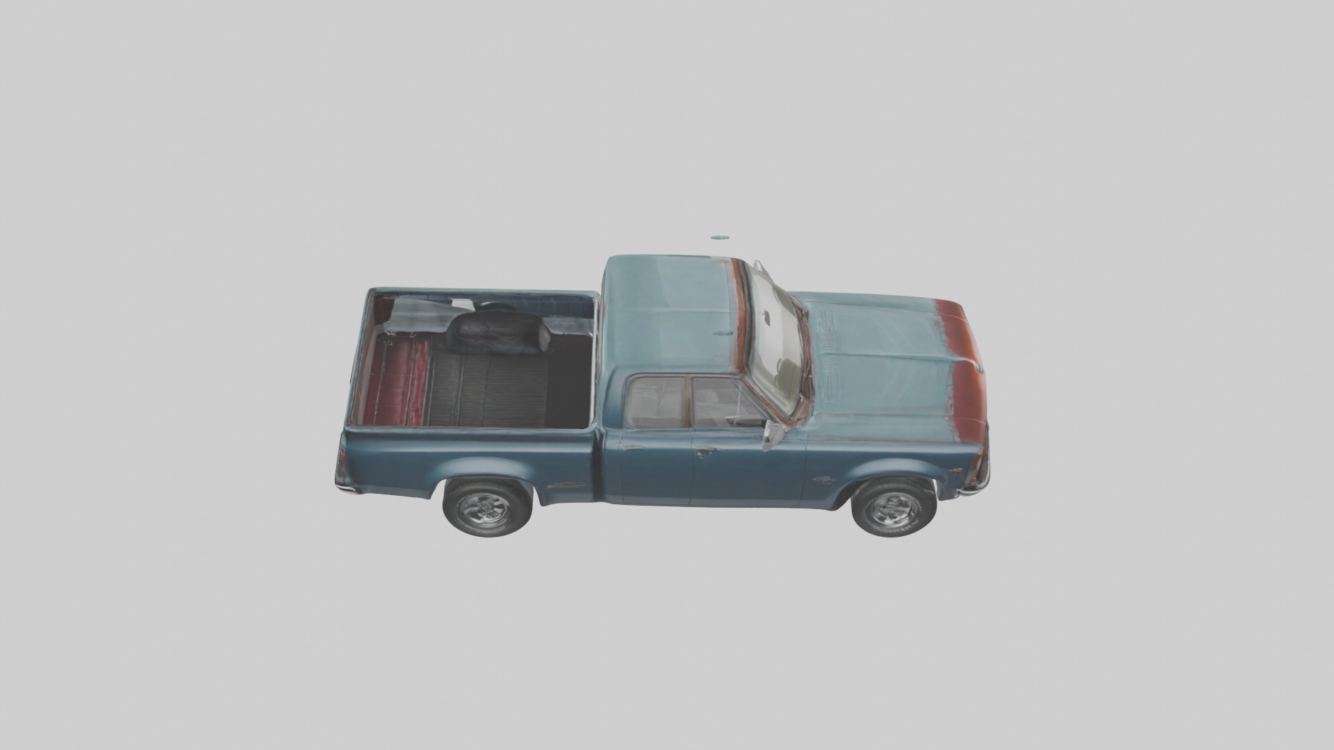Classic Pickup with Modern Features model Low-poly 3D model_28