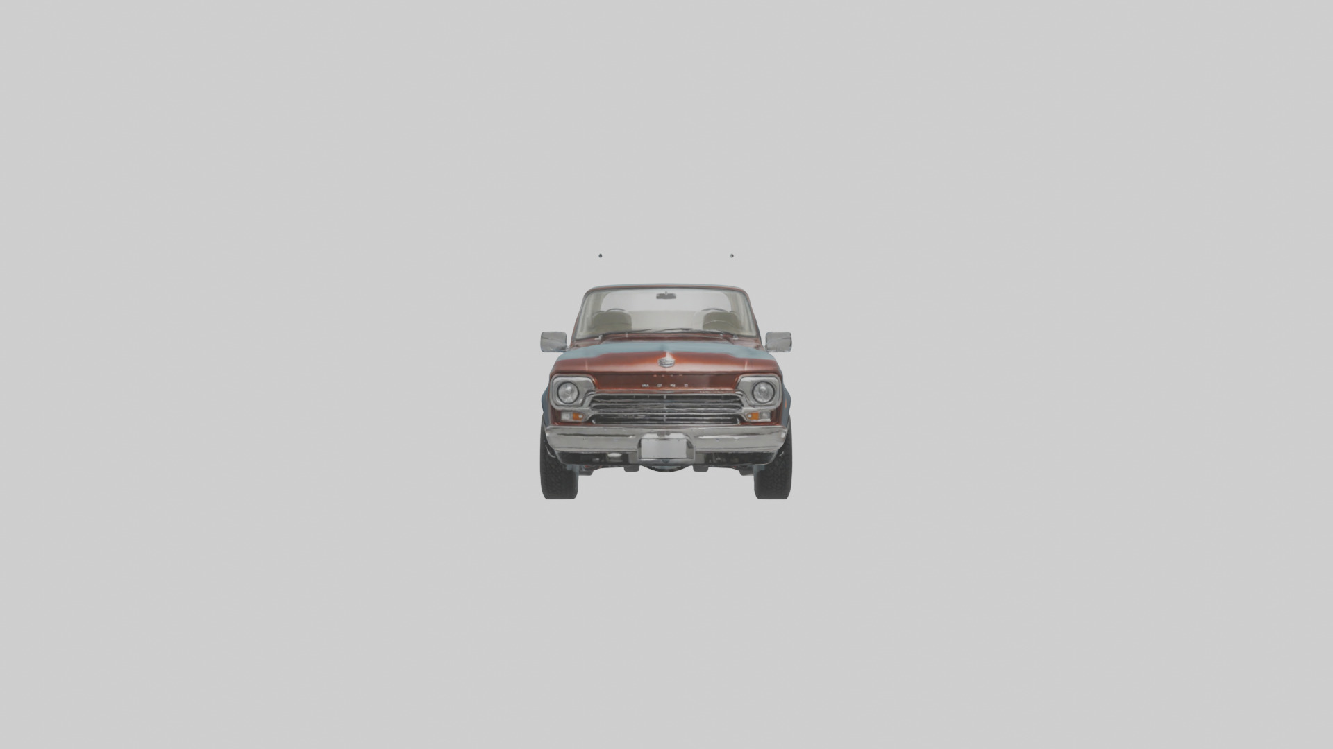 Classic Pickup with Modern Features model Low-poly 3D model_10