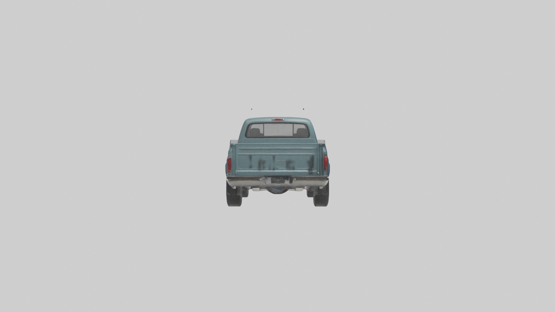 Classic Pickup with Modern Features model Low-poly 3D model_1