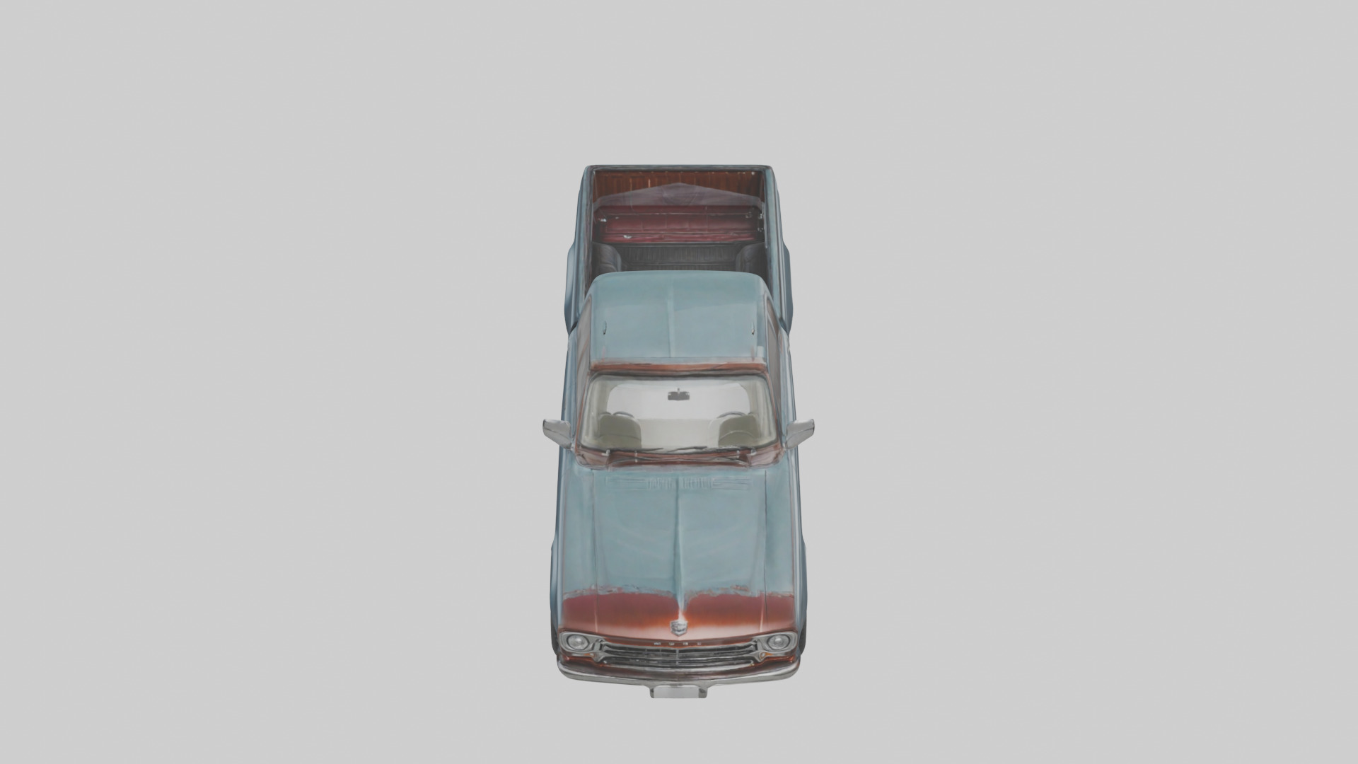 Classic Pickup with Modern Features model Low-poly 3D model_26