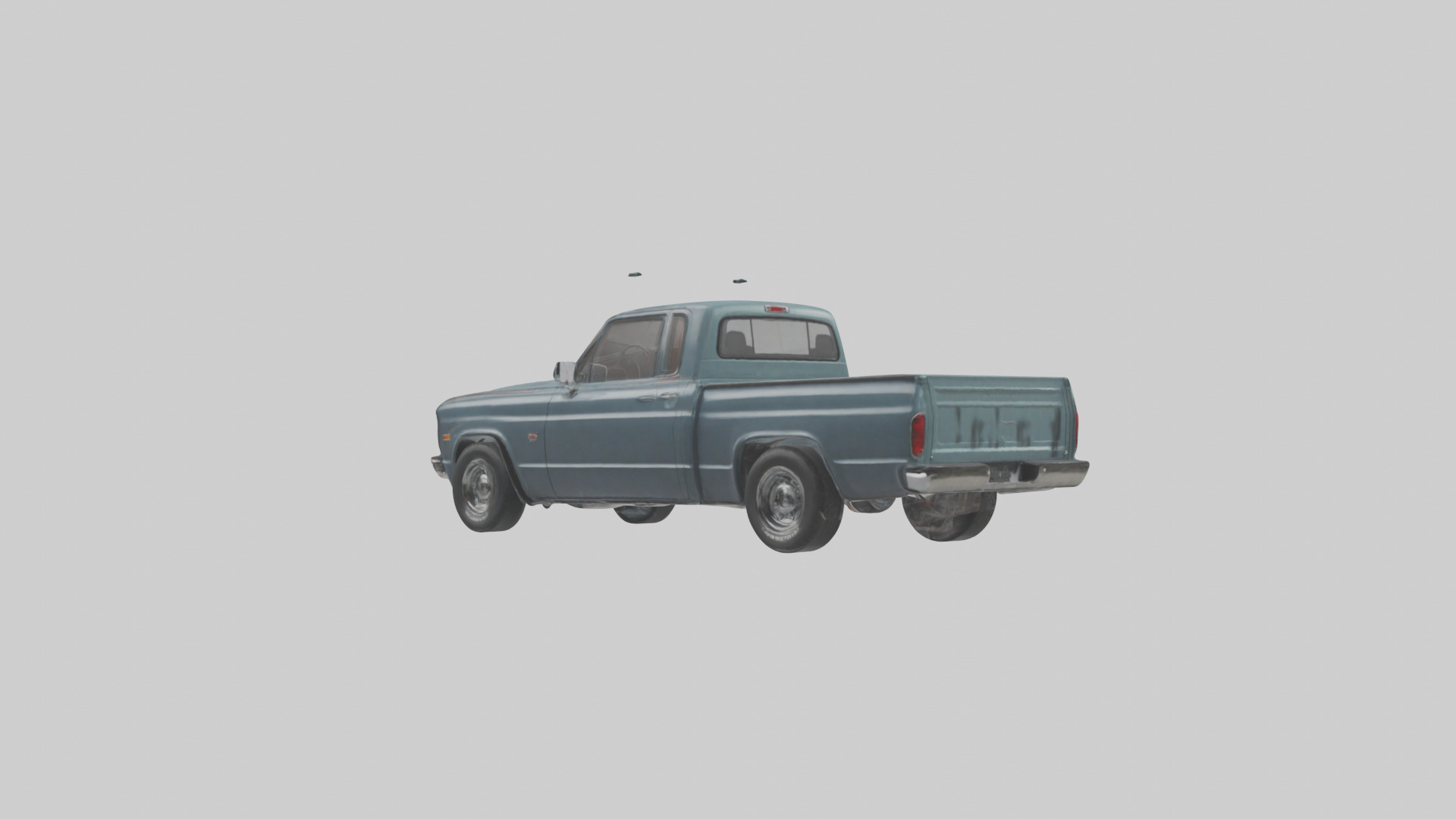 Classic Pickup with Modern Features model Low-poly 3D model_2
