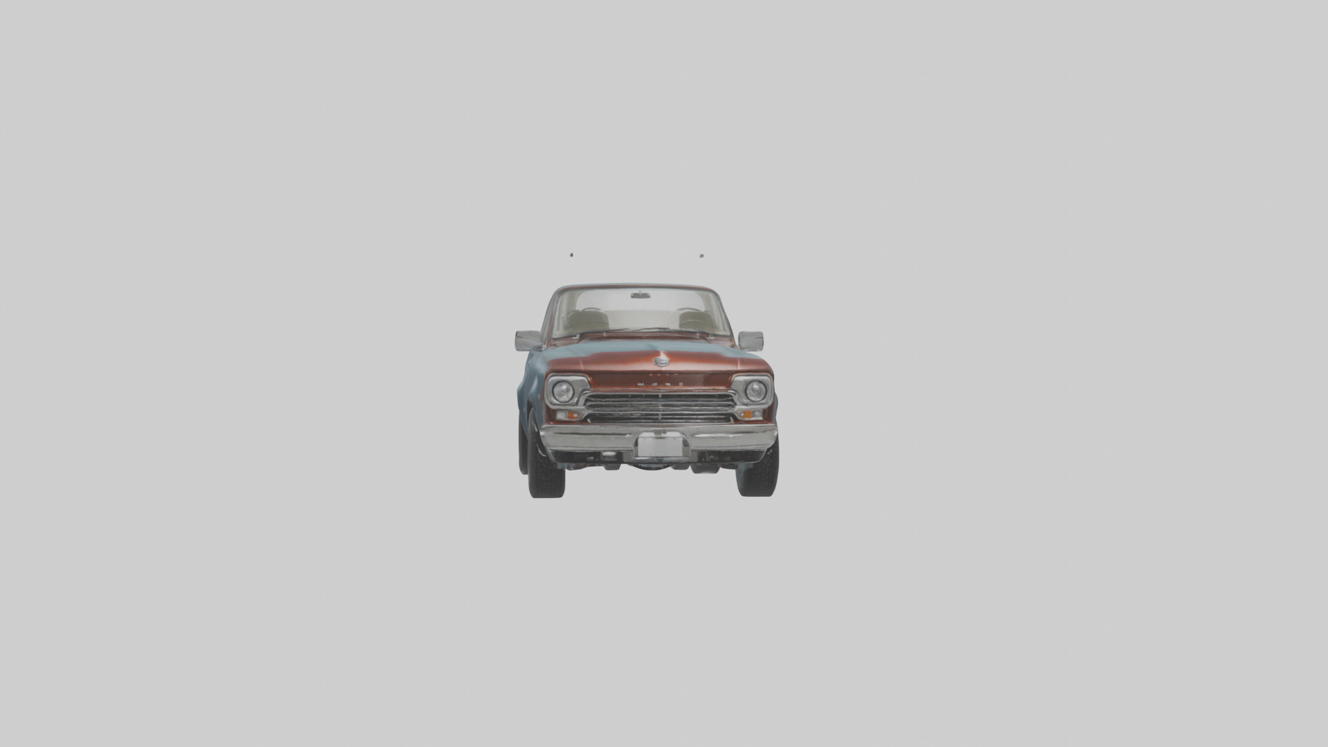 Classic Pickup with Modern Features model Low-poly 3D model_17