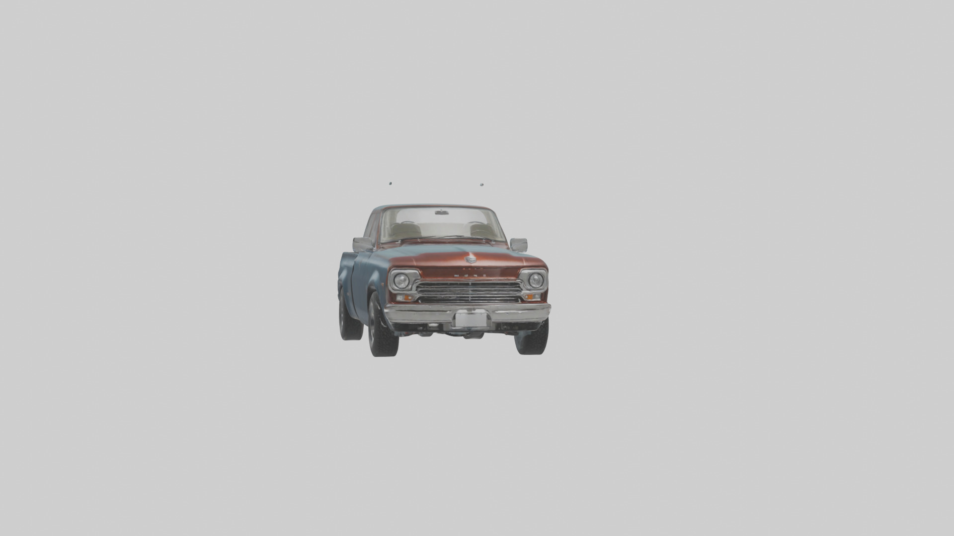 Classic Pickup with Modern Features model Low-poly 3D model_18