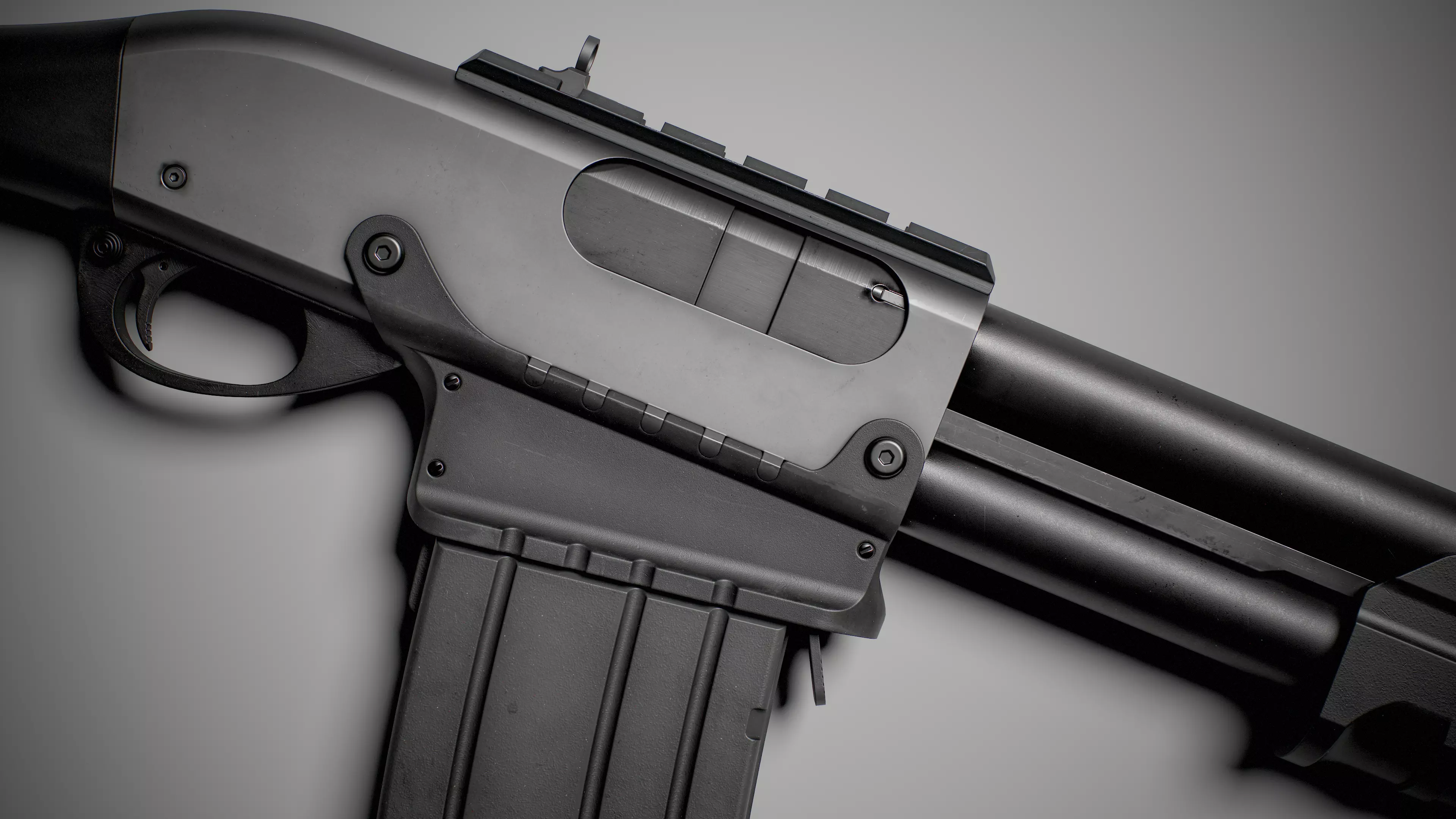 Remington 870 FPS Animation Low-poly 3D model