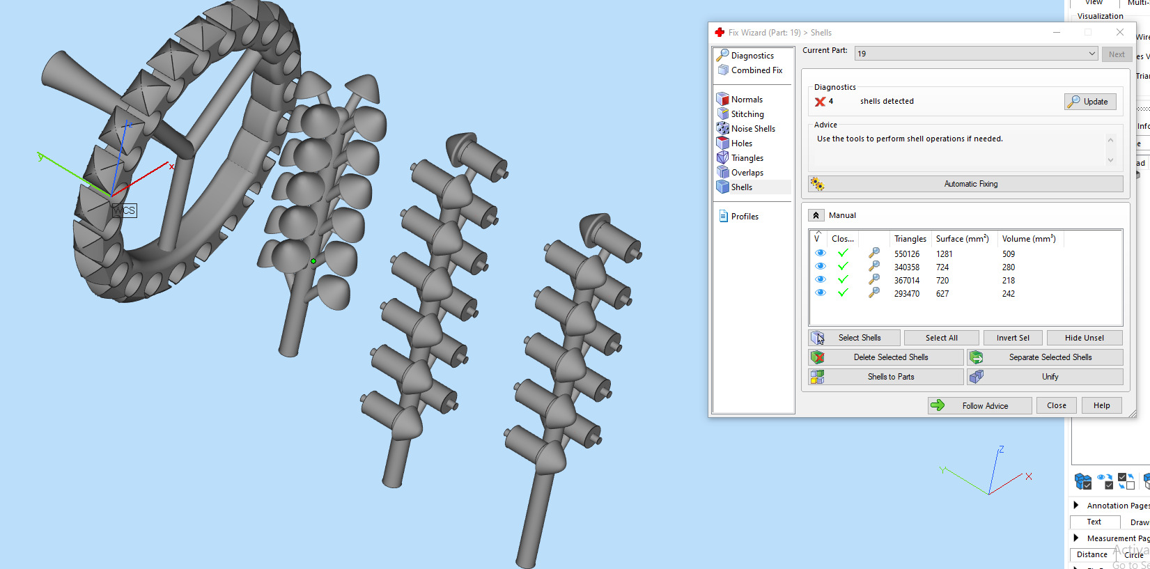 Clash One Row Ring 3D print model_11