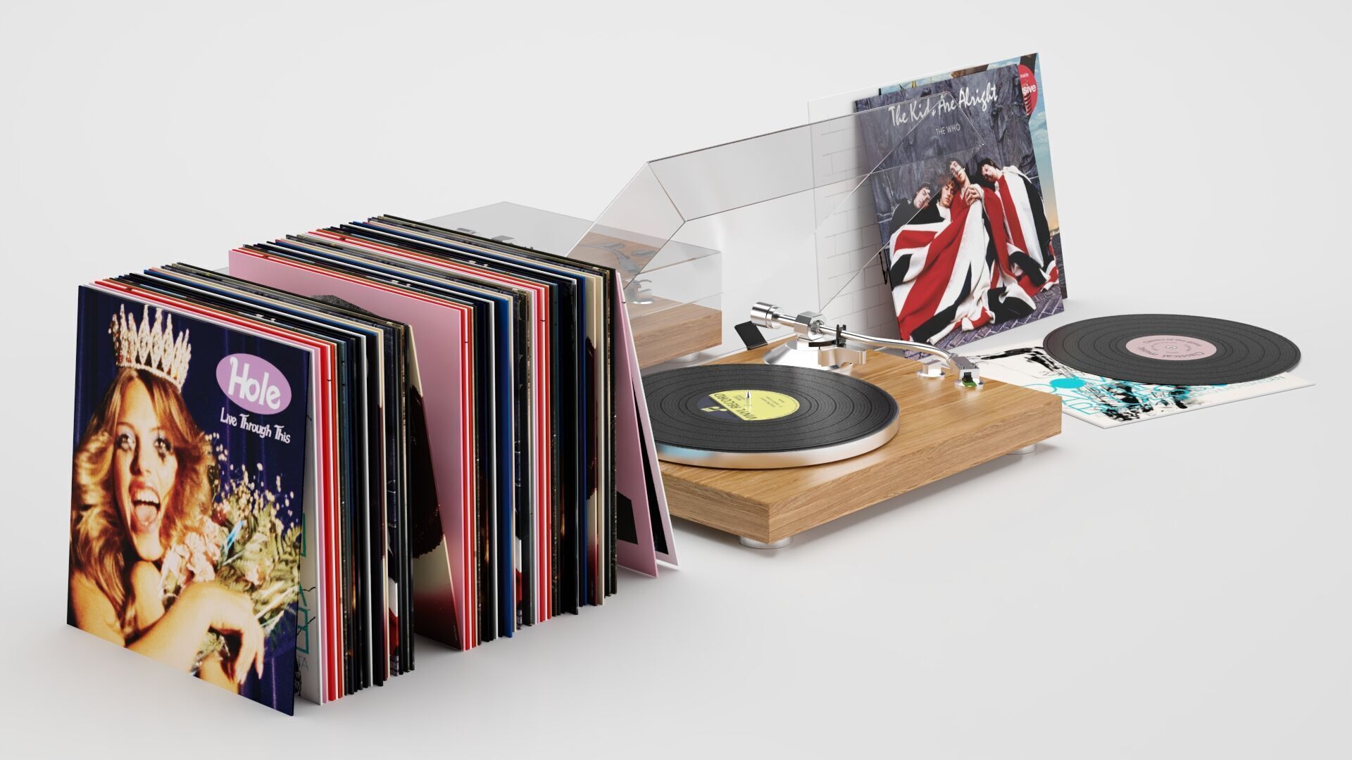 Music Gramophone 3D model_1