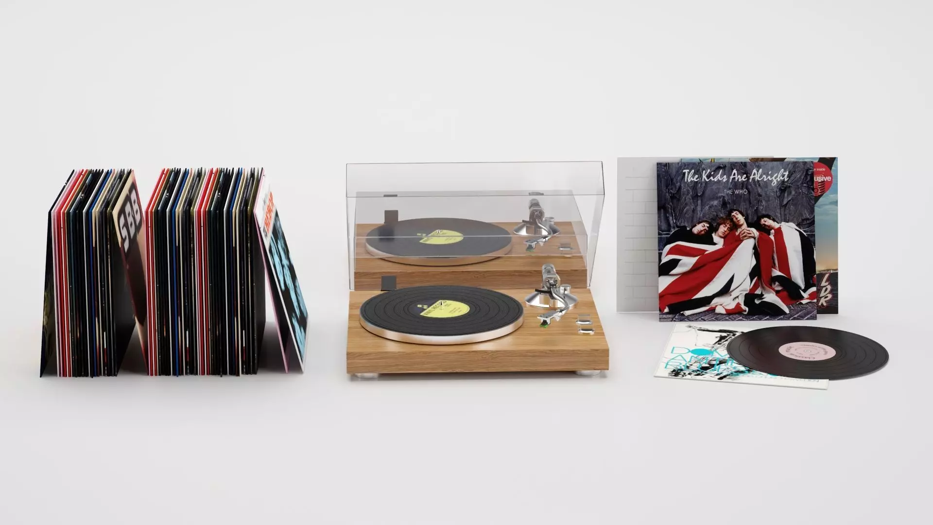 Music Gramophone 3D model_0