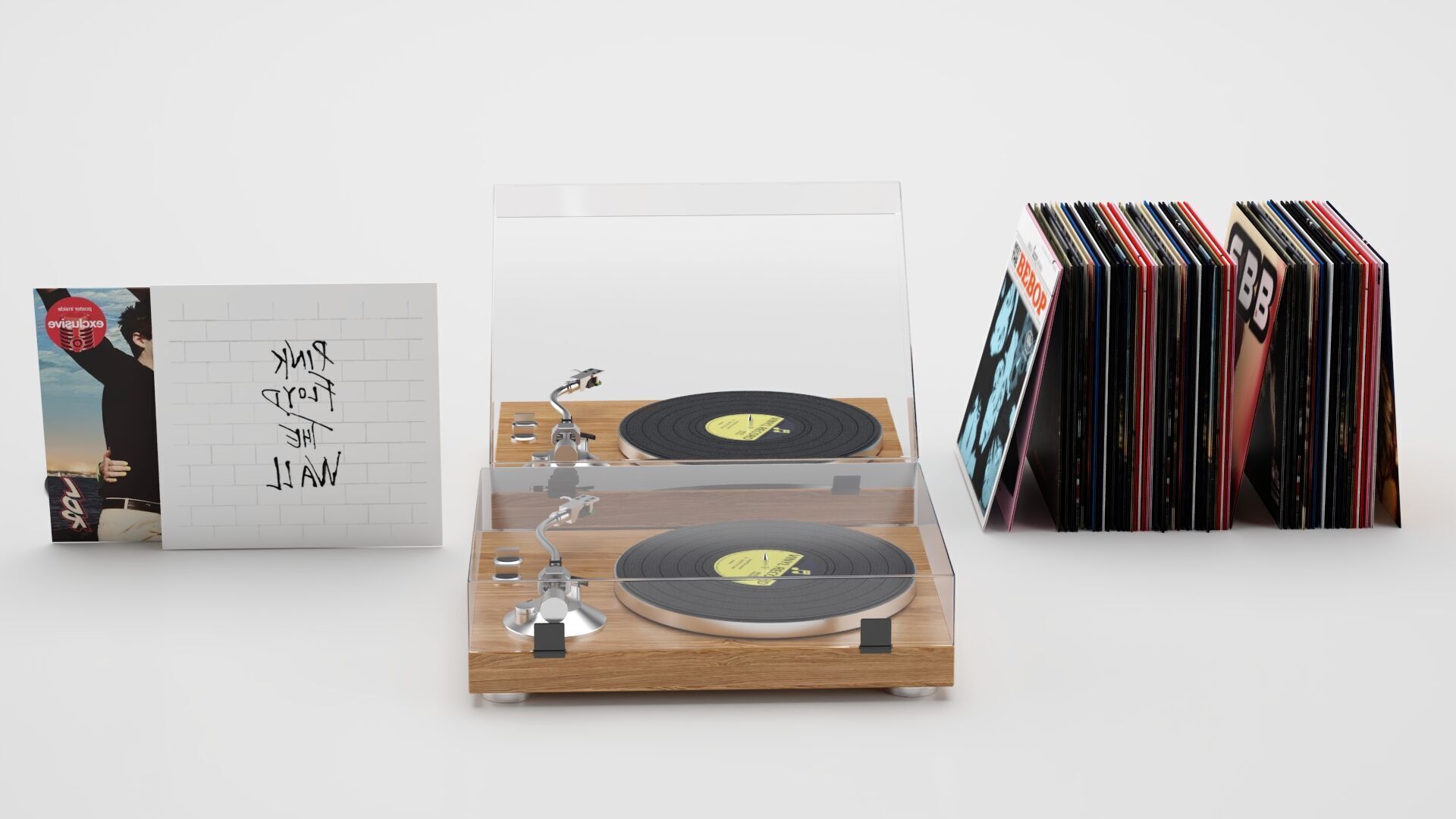 Music Gramophone 3D model_4