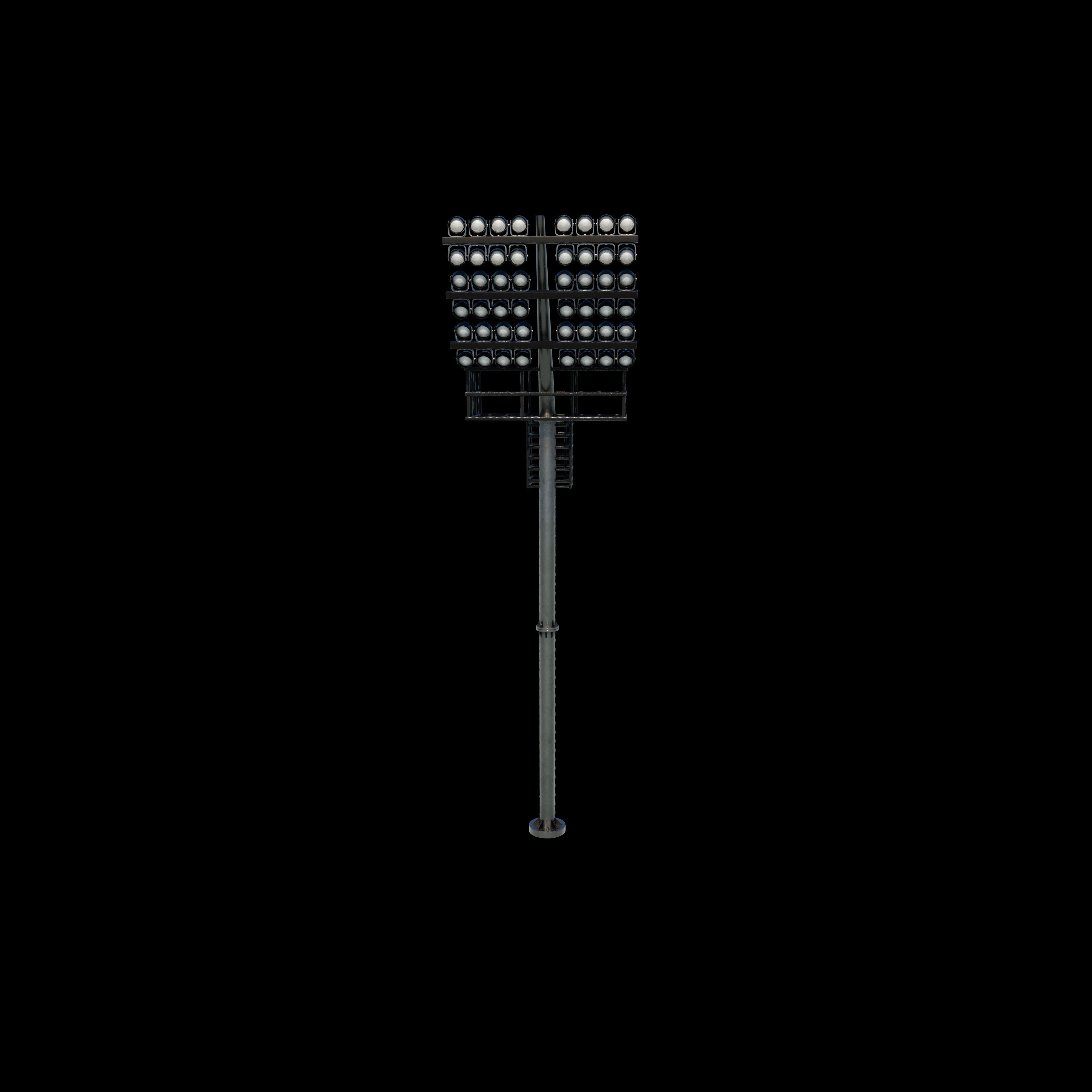 Stadium Light tower 3D model_4