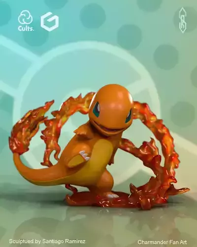 Charmander Fant Art 
