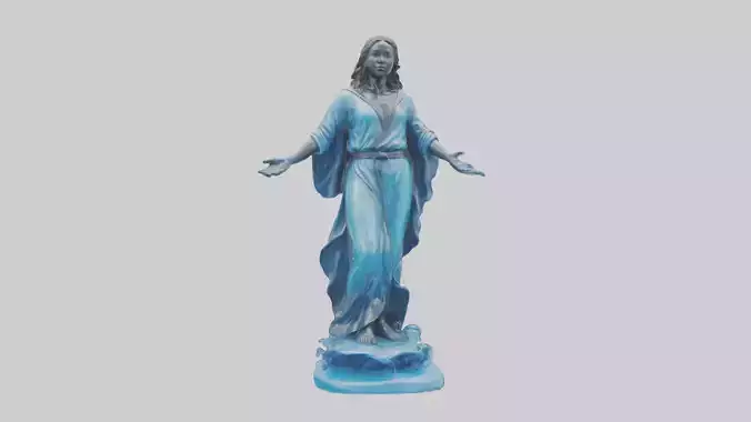 Clean Water Protector Statue model