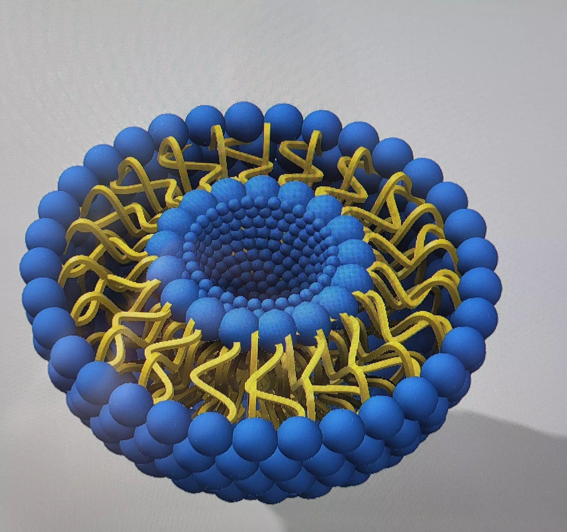 bacteria molecule cell miceral 3D print model