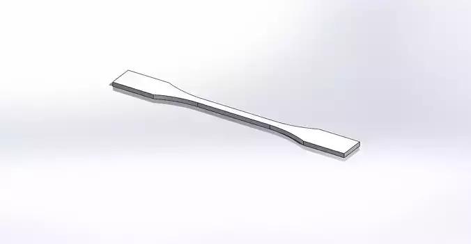 ASTM D638 ISO 527- 2 type 2 Test specimen