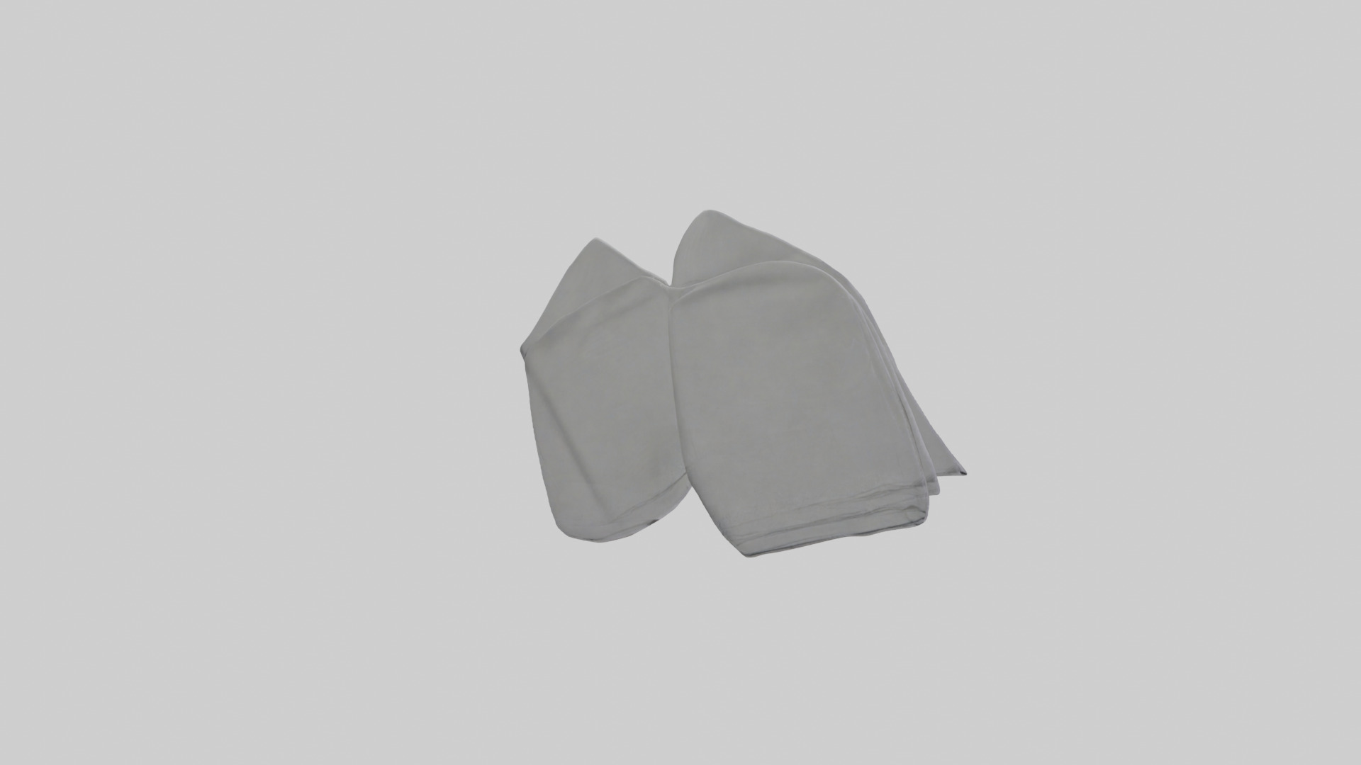 Cloth Napkins model Low-poly 3D model_8