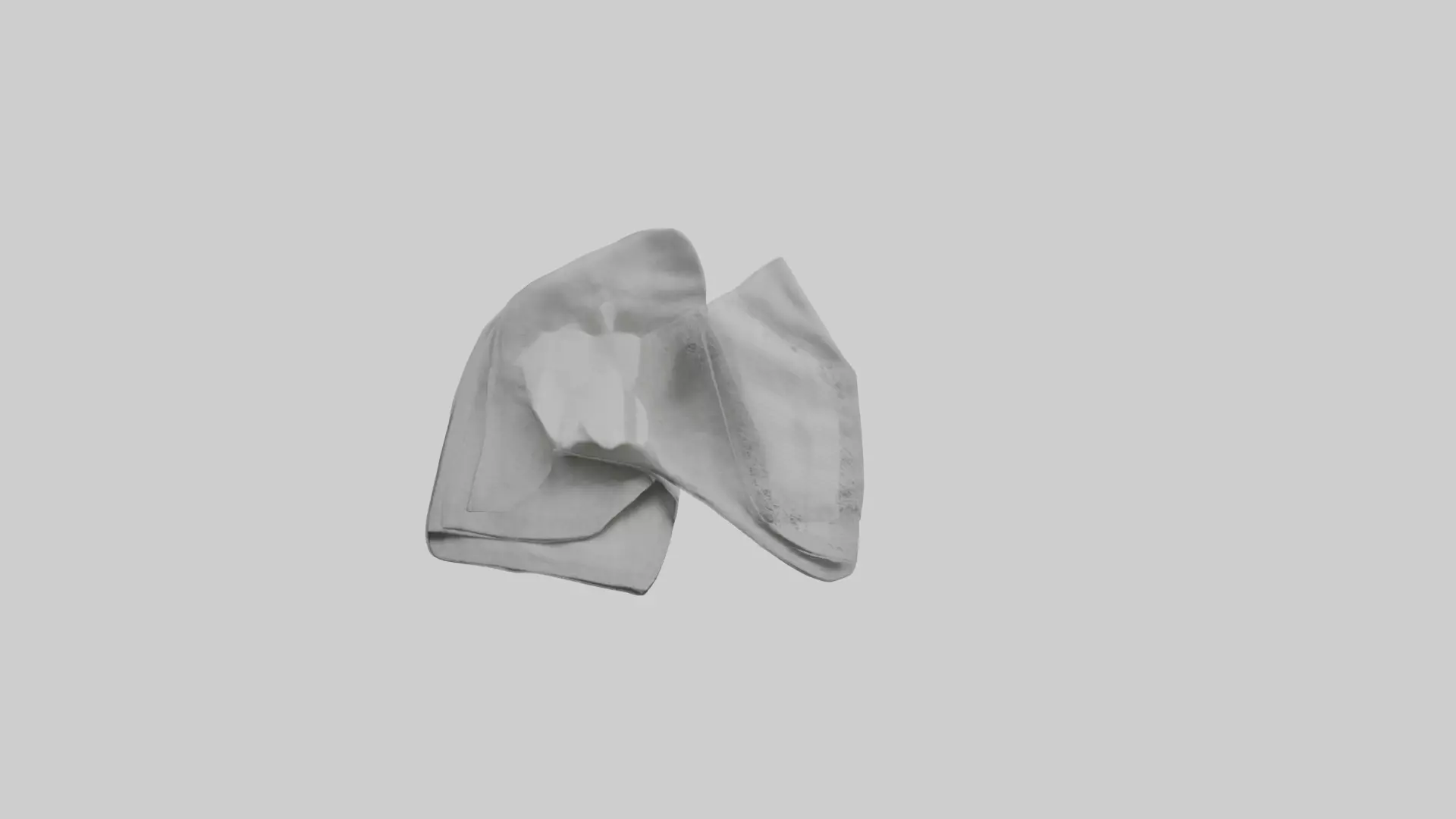 Cloth Napkins model Low-poly 3D model_0
