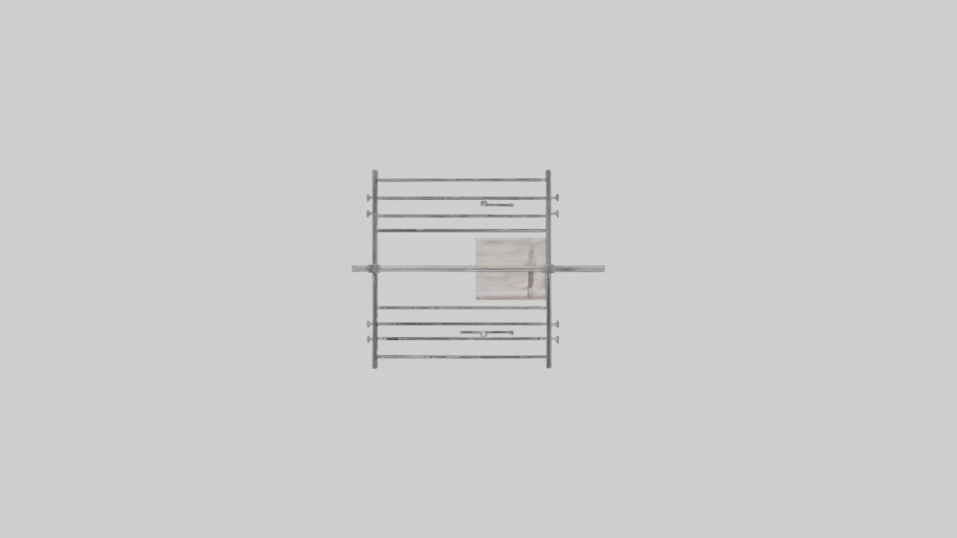 Clothes rack model Low-poly 3D model_24