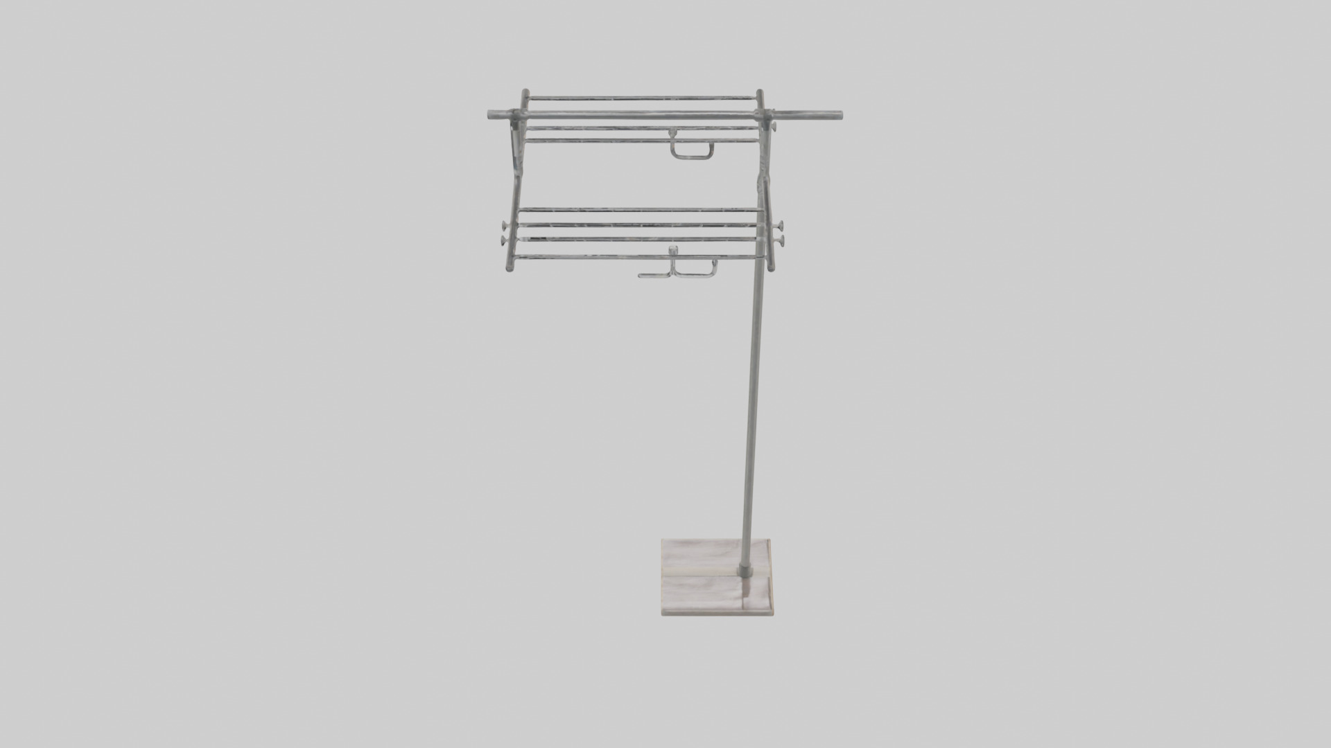 Clothes rack model Low-poly 3D model_26