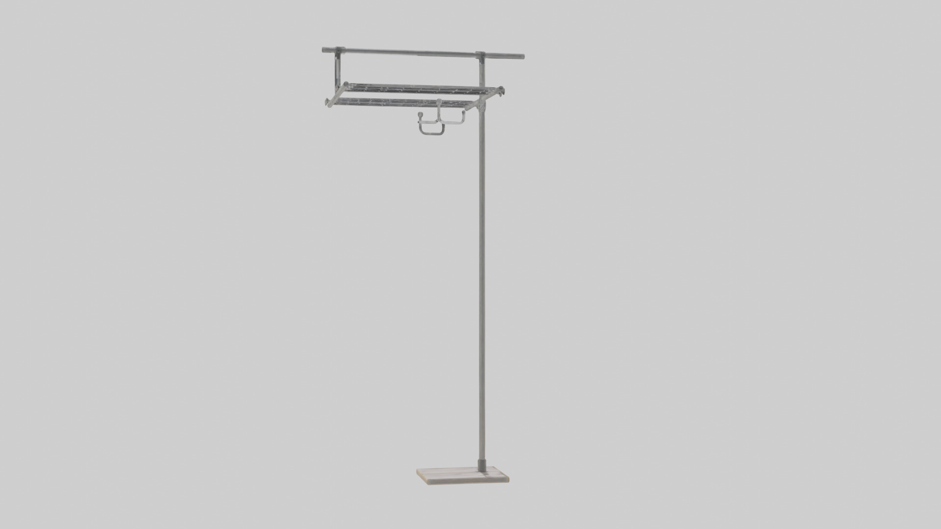 Clothes rack model Low-poly 3D model_18
