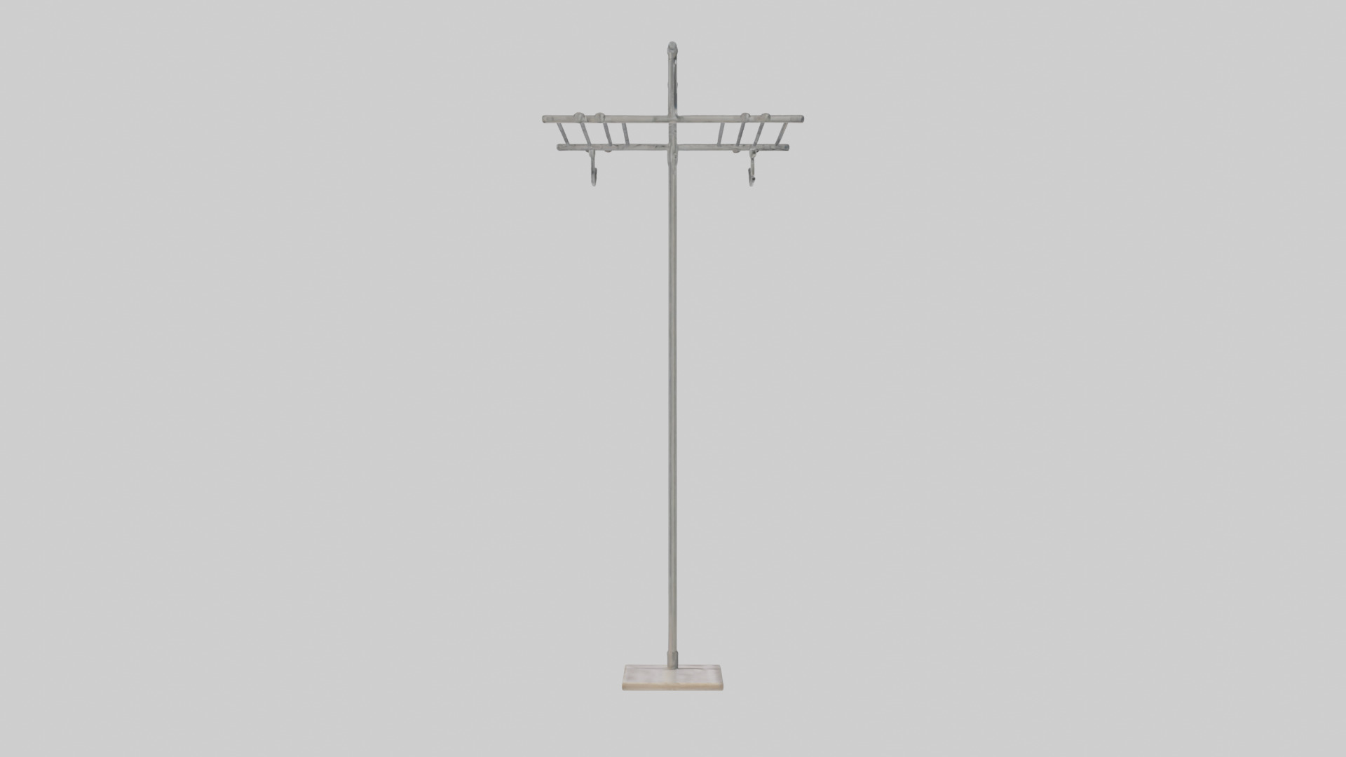 Clothes rack model Low-poly 3D model_23