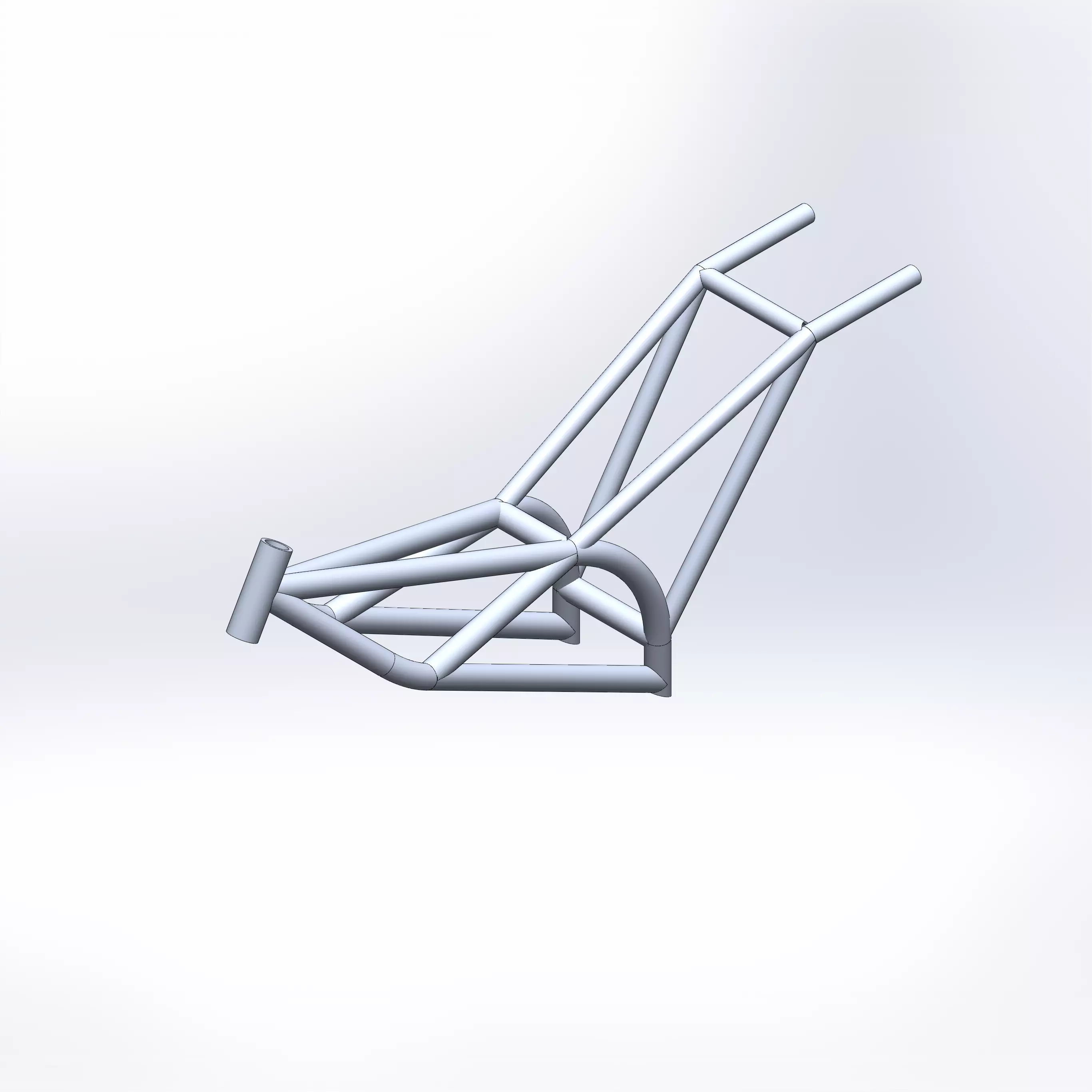 Motorcycle Frame 3D model_0