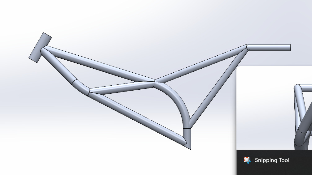 Motorcycle Frame 3D model_2