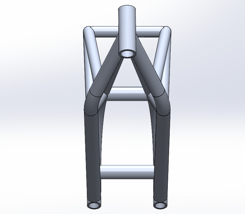 Motorcycle Frame 3D model_1