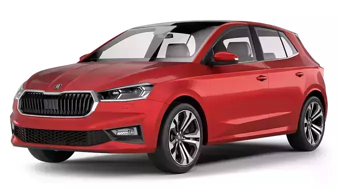 Skoda Fabia 2022 3D model