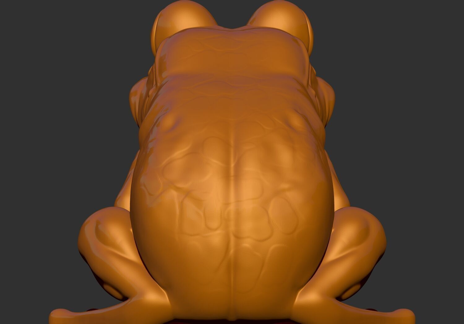 stylized frog 3d printable stl model 3D print model_4