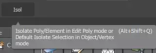 Isolate Selection Polygons in 3ds max Free 3D model