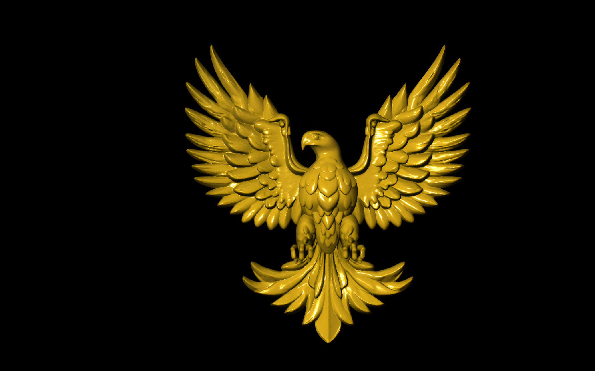 Eagle 3D print model_1