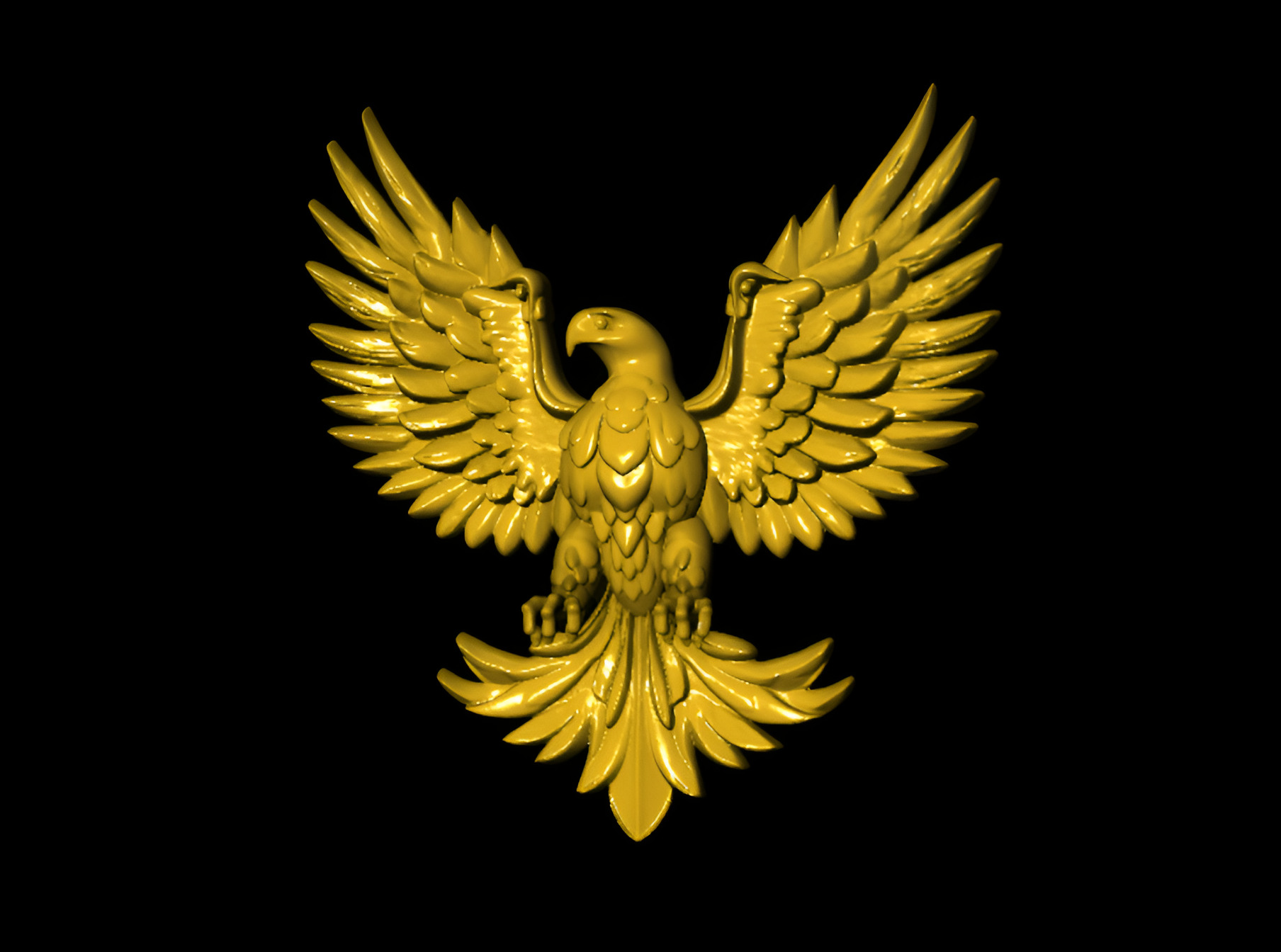 Eagle 3D print model_3