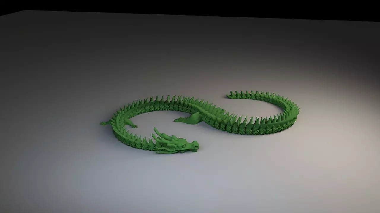 Articulated Dragon Abauke 3D print model