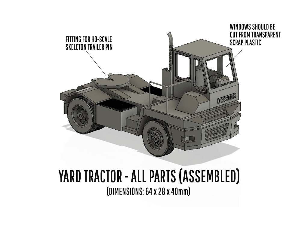 CARGO-0077 Container ISO standard H0-scale 3D print model_11