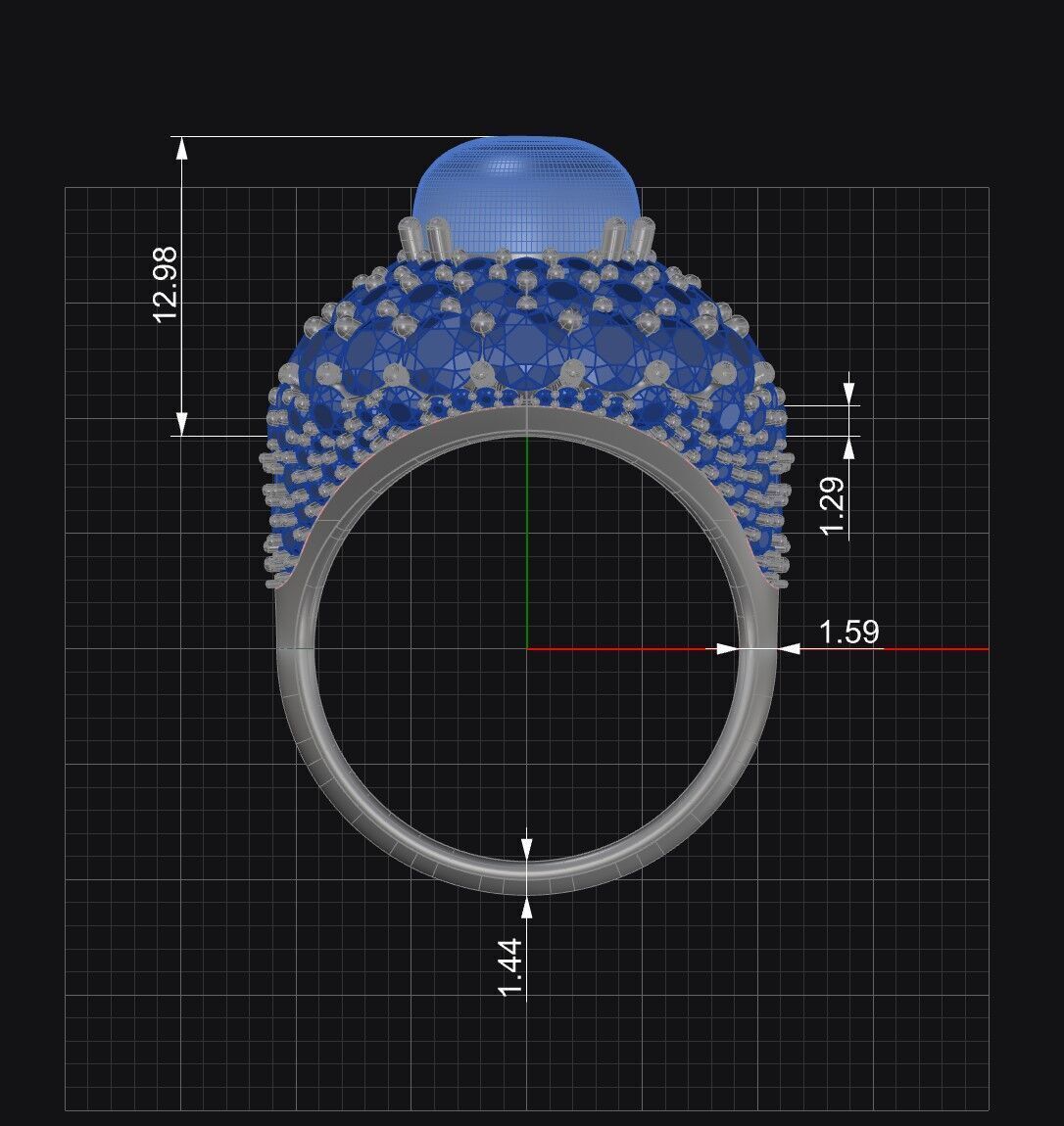 jewellery rings 3D print model_7