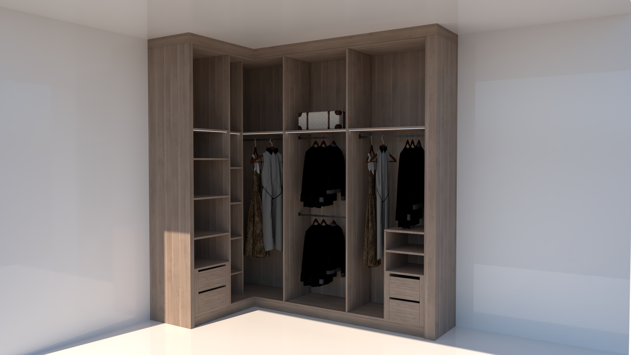 Serena Line Elegance Dressing Room - heavy 3D model_1