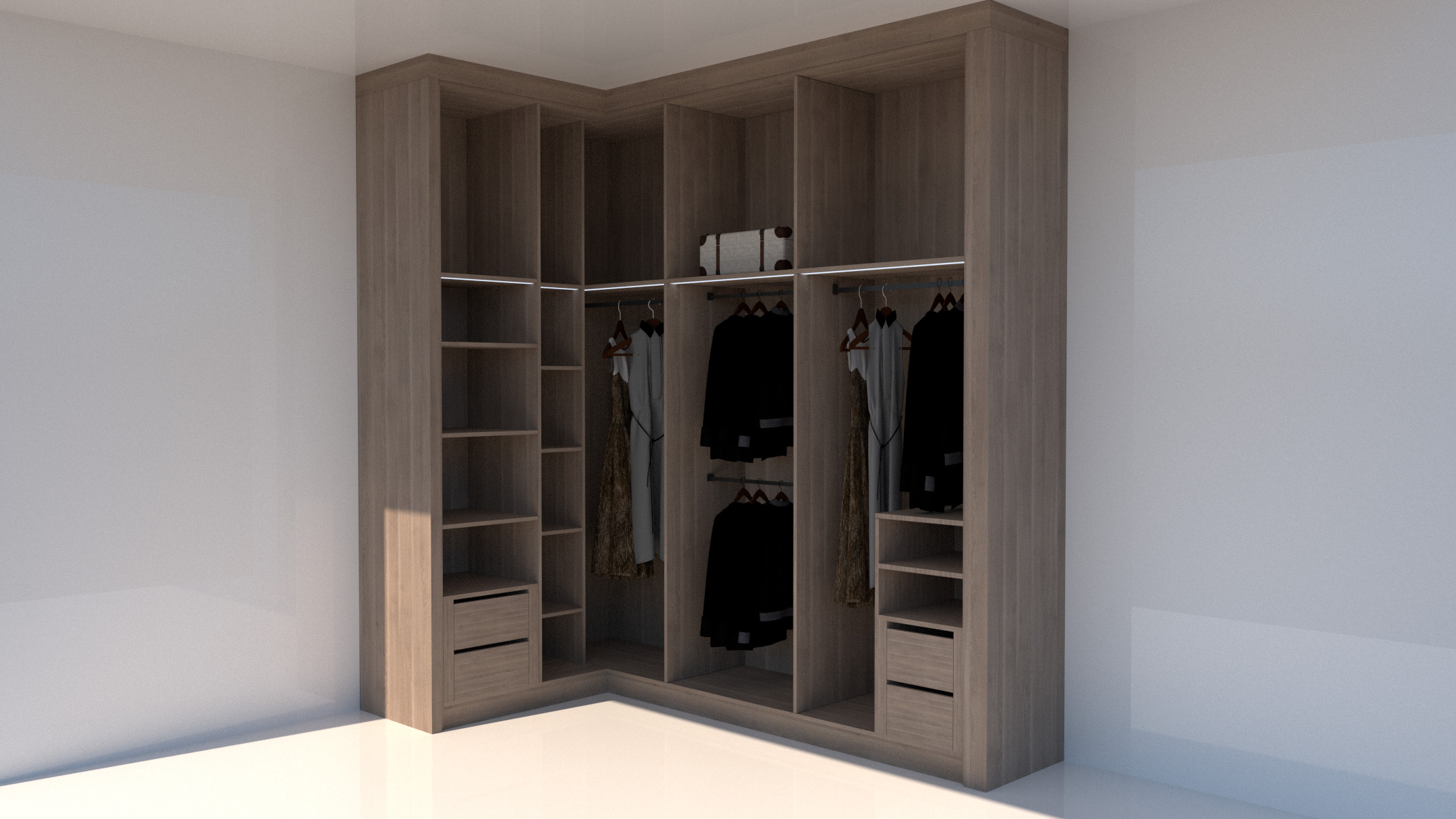 Serena Line Elegance Dressing Room - heavy 3D model_3