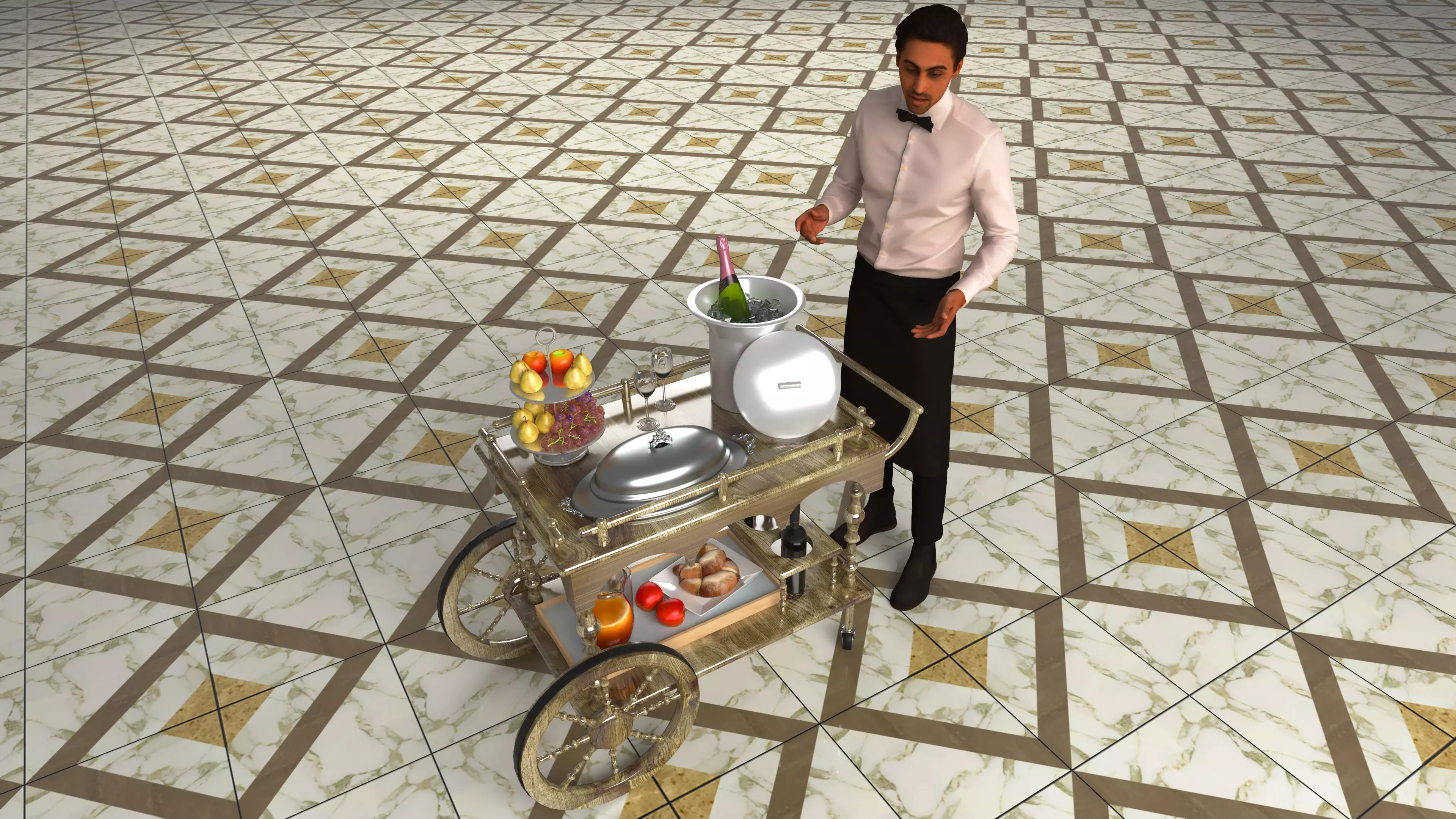 Room Service 3D model