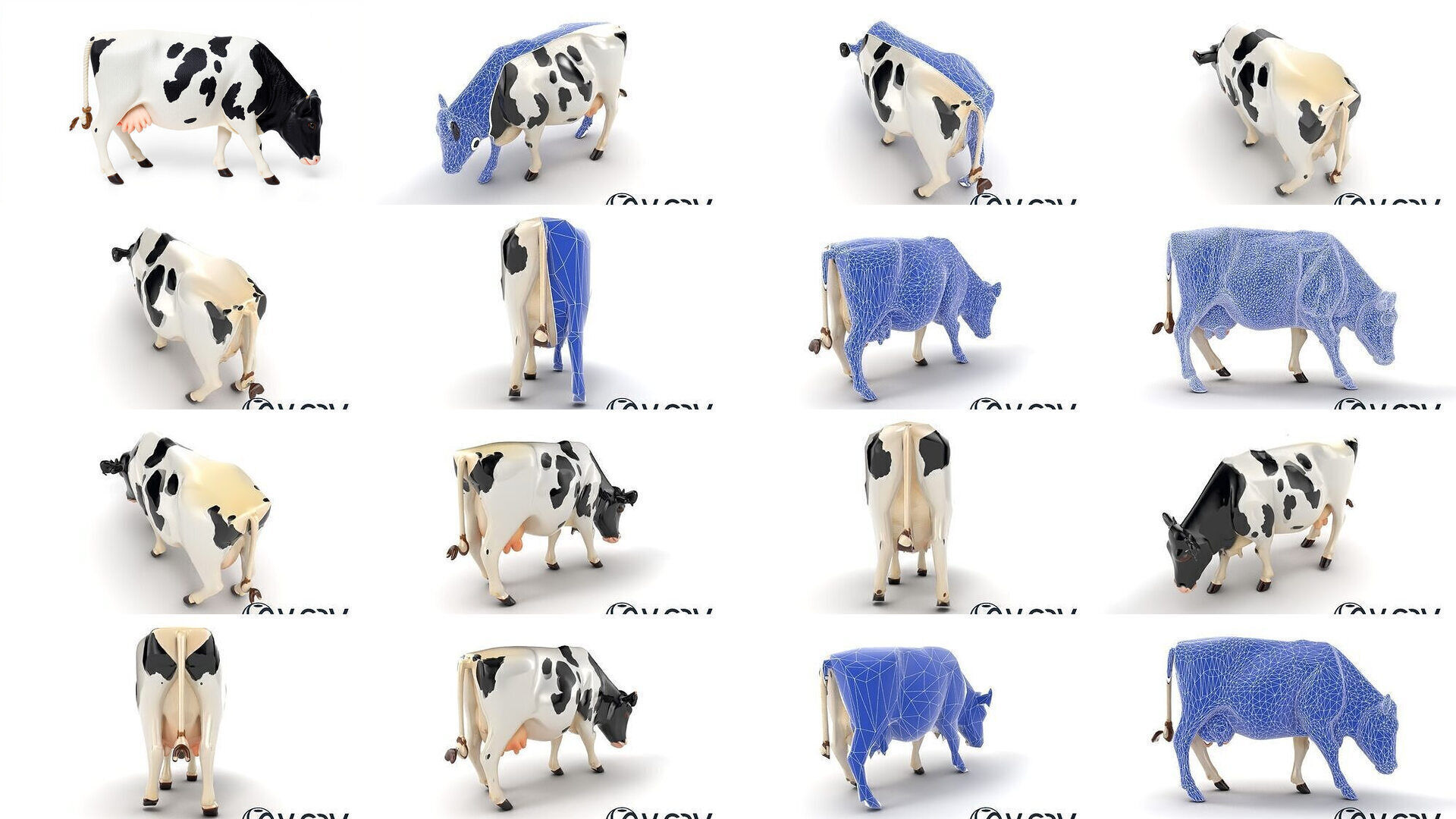 Farmyard Creatures 3D Pack 3D Model Collection_1