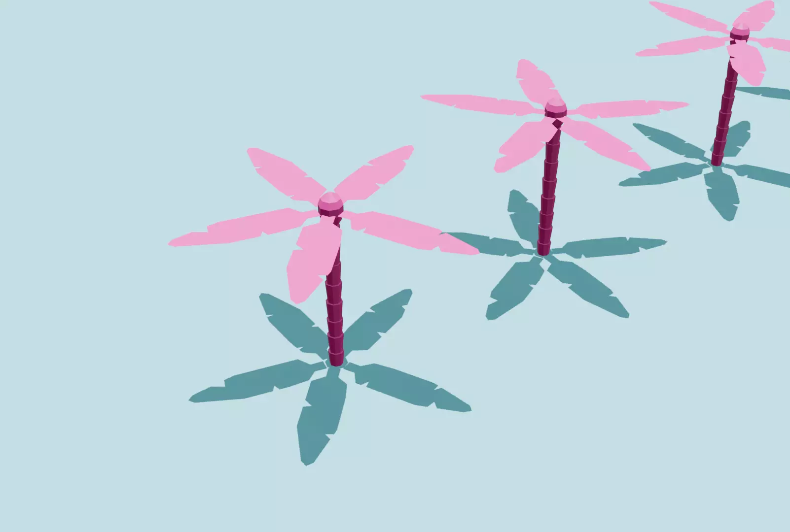 FREE palm tree low-poly Free 3D model