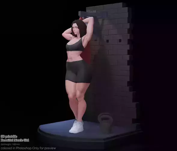 Beautiful Muscle Woman-Atlete Girl