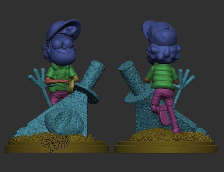 Gravity Falls Diorama 3D print model_8