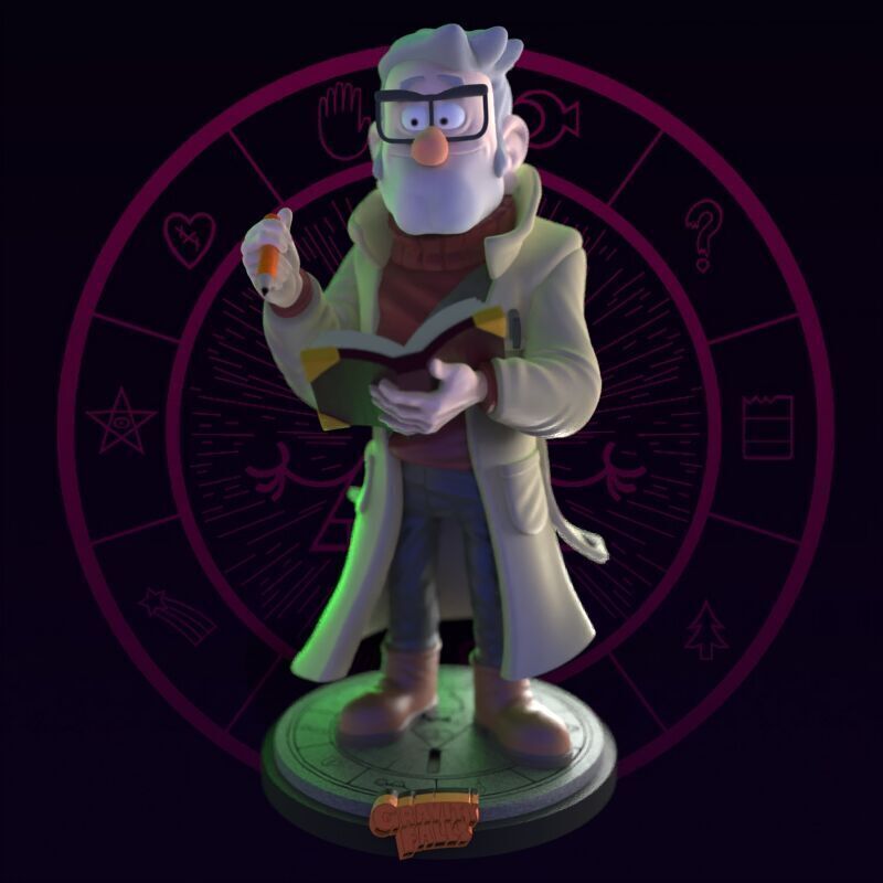 Gravity Falls Diorama 3D print model_12