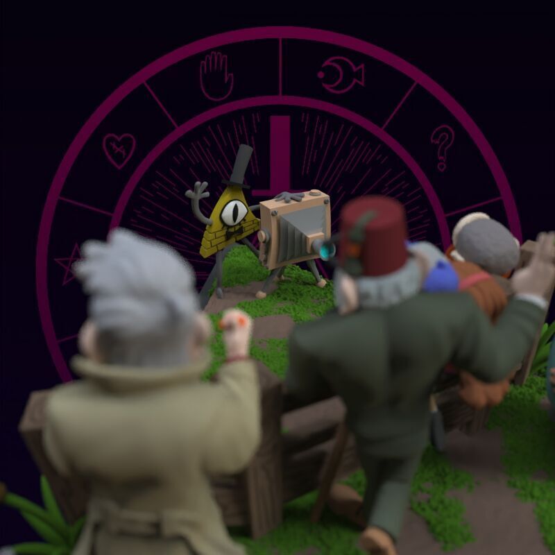 Gravity Falls Diorama 3D print model_4