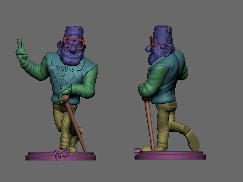 Gravity Falls Diorama 3D print model_15