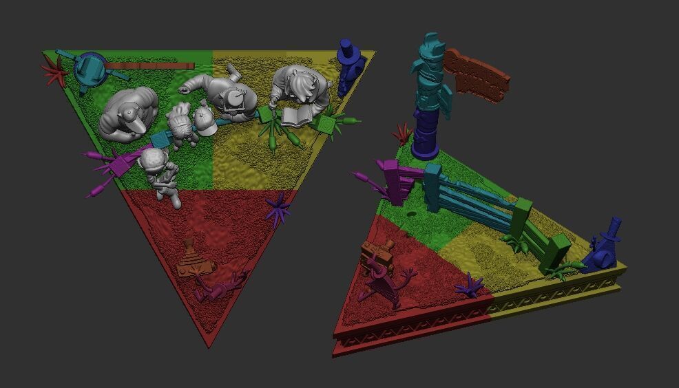 Gravity Falls Diorama 3D print model_6