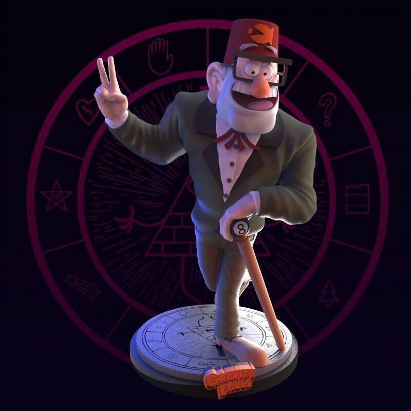 Gravity Falls Diorama 3D print model_14