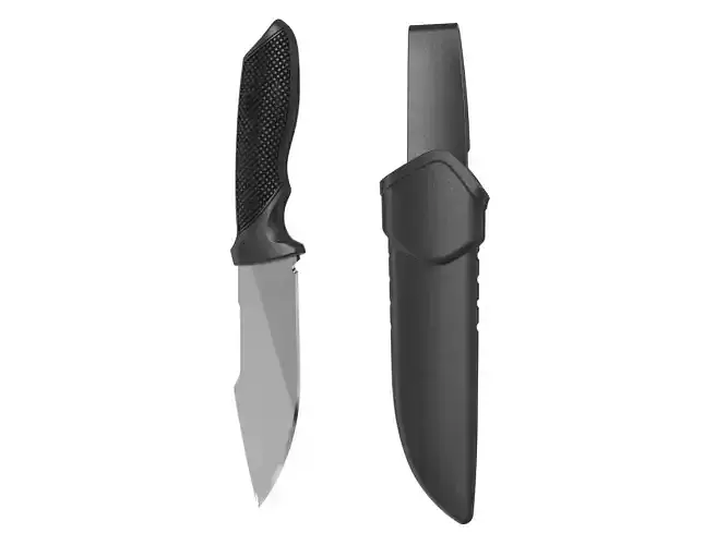 outdoor combat knife 3d model